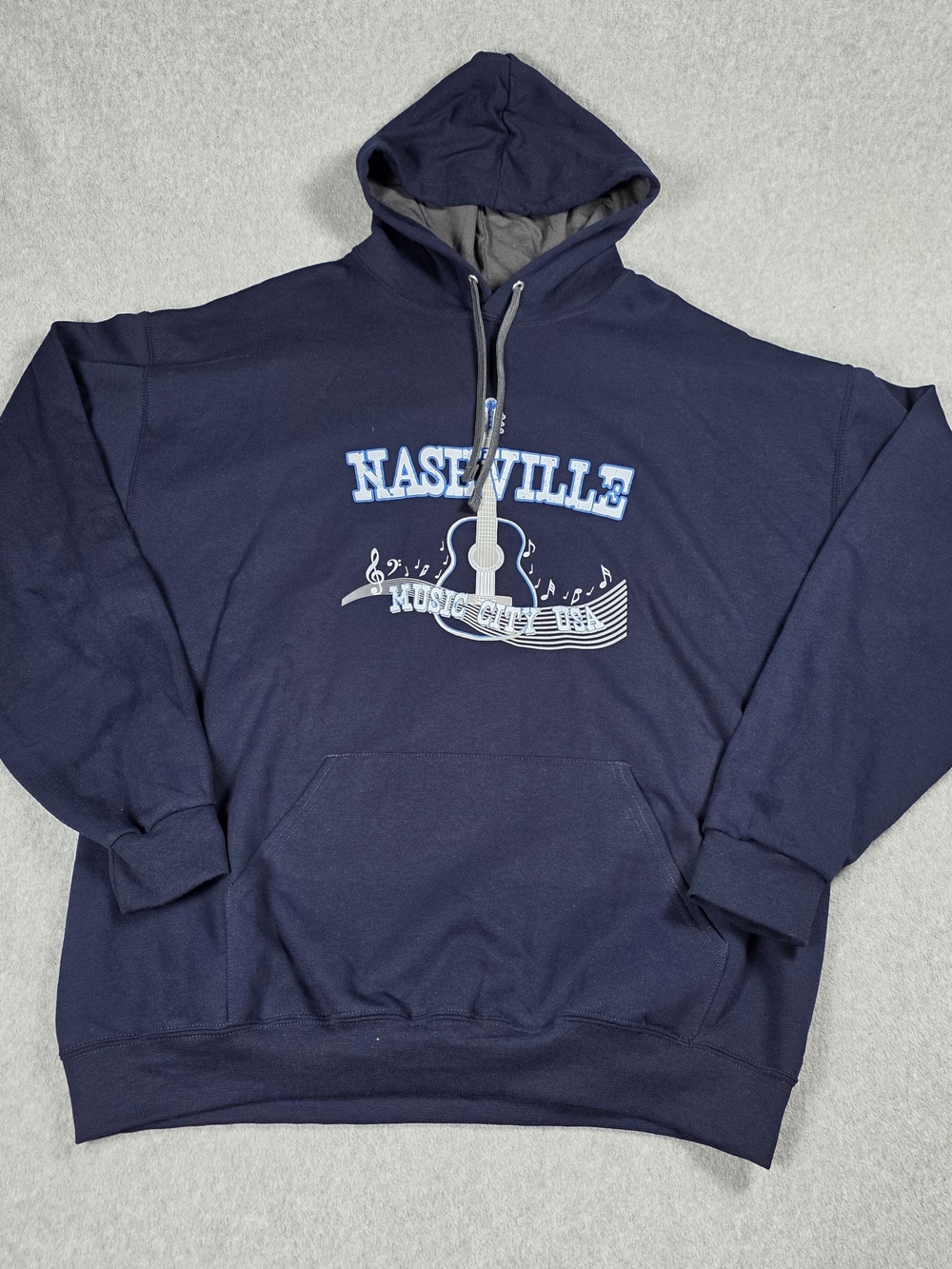 Fruit of the Loom Navy Nashville Graphic Hoodie